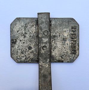 A quality shaped heavy cast galvanised sign reading ‘Ground Under Repair’ survives from the early to middle part of the twentieth century. It more than likely came from a golf course. The perfect gift for the avid gardener - SHOP NOW - www.intovintage.co.uk
