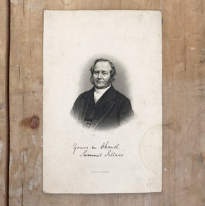 Antique Etching of a fine Gent. Signed T.W.Hunt. Find Antique Etchings & other Antique Prints at IntoVintage.co.uk