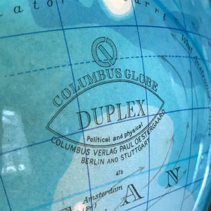 Cool Vintage Illuminated Columbus Globe by German company Paul Oestergaard of Berlin and Stuttgart - SHOP NOW - www.intovintage.co.uk