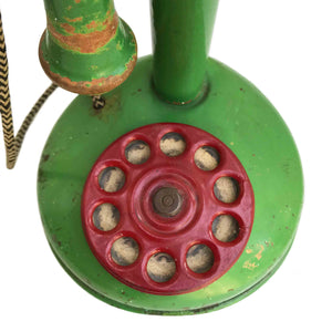Vintage 1920's Tin toy telephone. Find this and other Vintage Tins & Toys for sale at Intovintage.co.uk. 