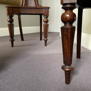 A fine Pair of Victorian Oak Hall Chairs