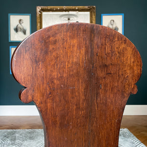 A fine Pair of Victorian Oak Hall Chairs