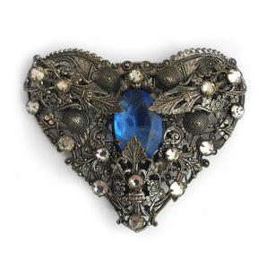 Edwardian Heart Dress Clip
