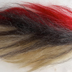 Antique Military Horse Hair Plume. Made from coloured horse hair, it has a metal final with an old metal clip fastener that can be used to hang it from a key or anything else you fancy - SHOP NOW - www.intovintage.co.uk