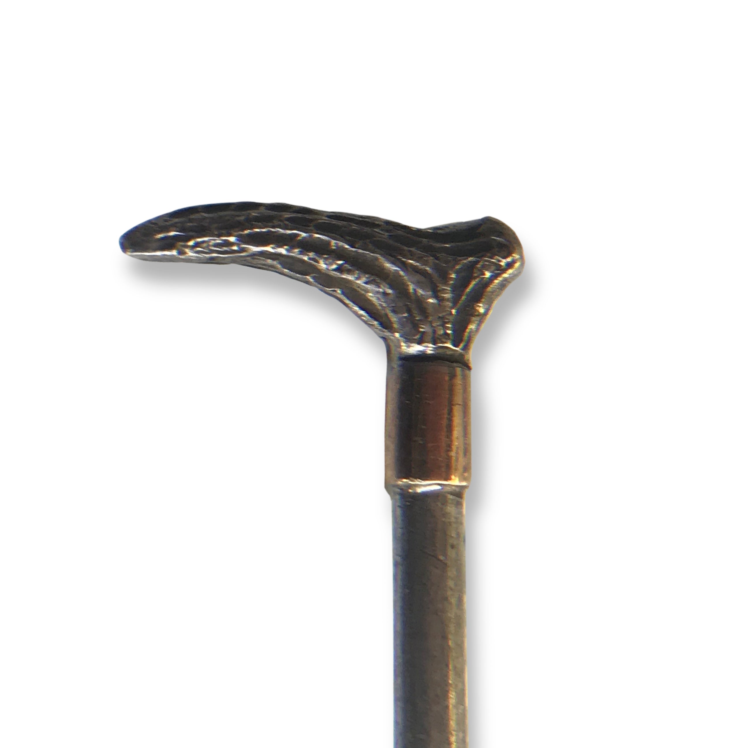 Silver & Gold Hunting Horse on Crop Stick/tie Pin