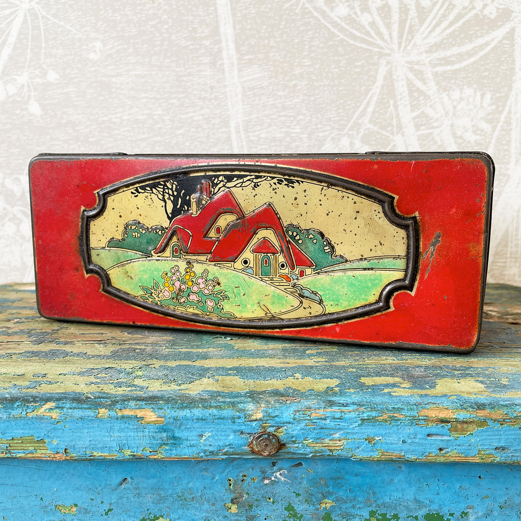 An Vintage East West Home's Best-Vintage Biscuit Tin by CWS - intovintage.co.uk