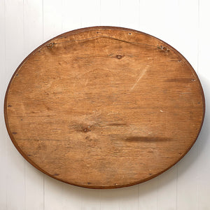 An Original Ind Coope's Pub Mirror with great foxing around the central red church. It has a rounded mahogany frame with the 'Ind Coope & Co Ltd' stamp in. A fine example of brewery advertising - SHOP NOW - www.intovintage.co.uk