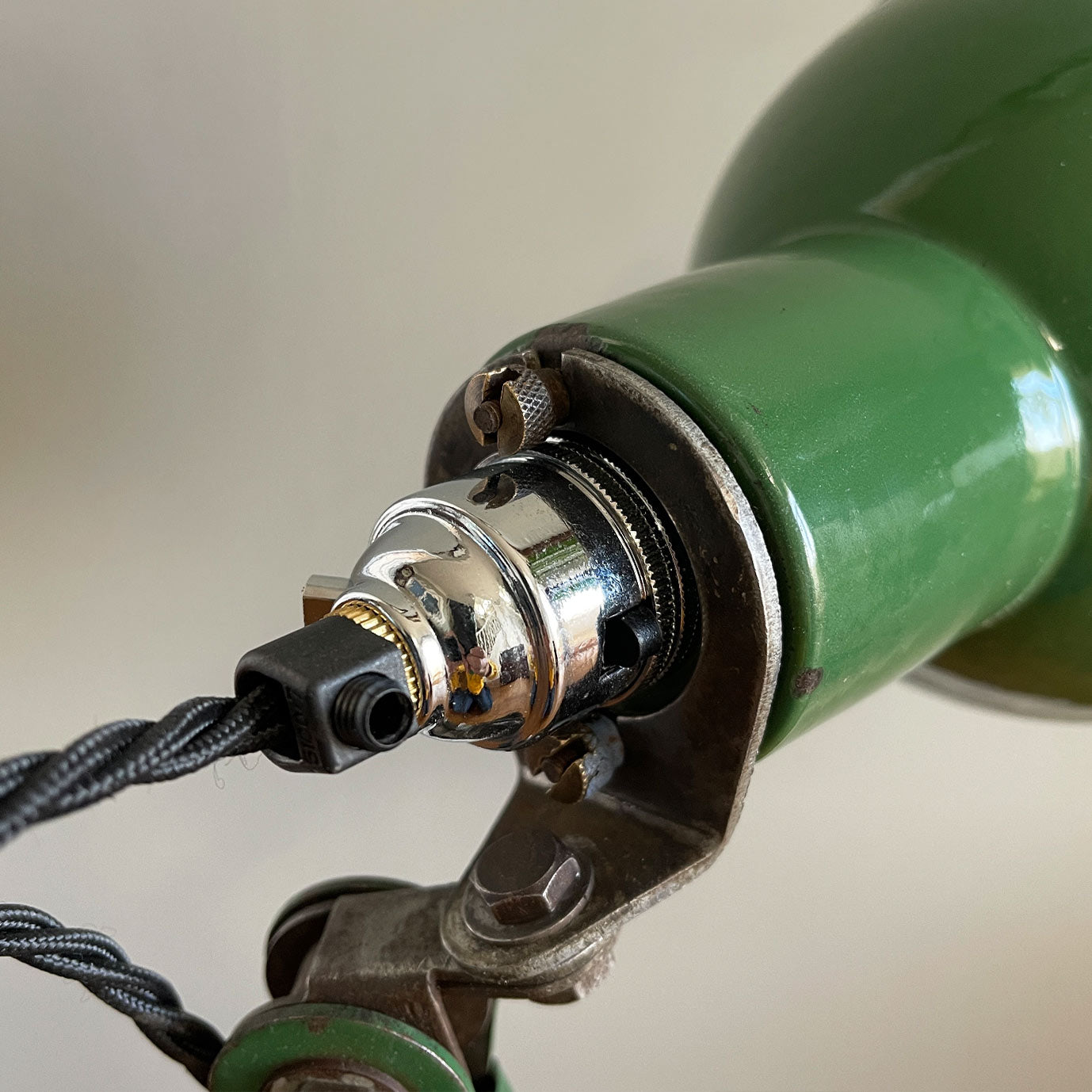 An Industrial Work Lamp