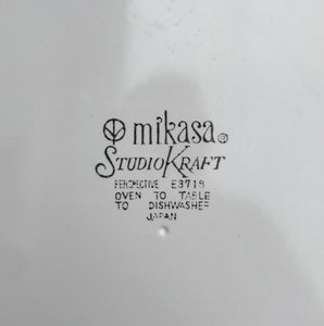Vintage Mikasa Studio Kraft Perspective 32cm Plate. Mikasa Perspective E3718 Japan - SHOP NOW - www.intovintage.co.uk