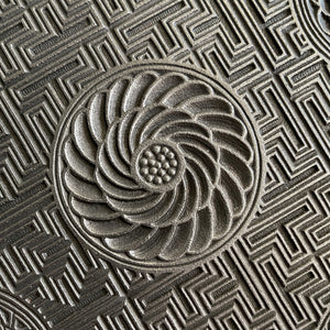 An Arts & Crafts Cast Iron Fireplace Insert, circa 1873, by the renowned Aesthetic Architect Thomas Jeckyll. The design sees finely cast rosettes of butterflies, bees and stylised floral designs on top of a reeded background. Designed for Barnard, Bishop & Barnards foundry of Norwich - SHOP NOW - www.intovintage.co.uk
