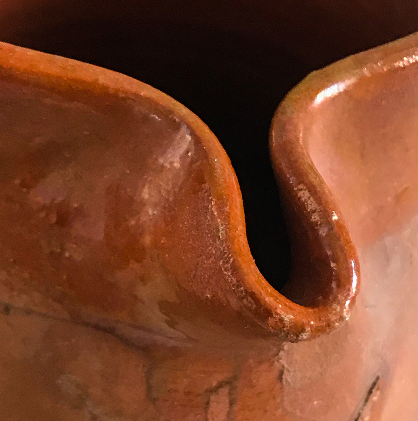 Rustic country table jug. Beautiful, honest form and a fantastic rich, red, earthy coulour - SHOP NOW - www.intovintage.co.uk