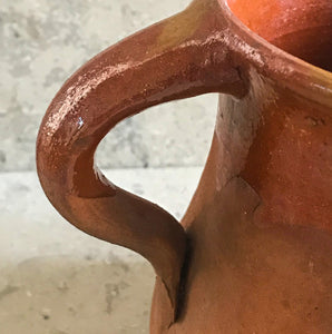 Rustic country table jug. Beautiful, honest form and a fantastic rich, red, earthy coulour - SHOP NOW - www.intovintage.co.uk