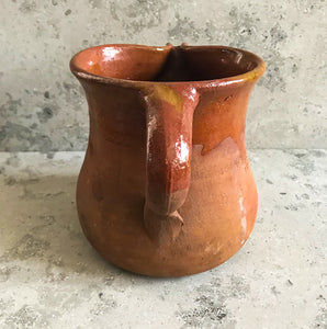 Rustic country table jug. Beautiful, honest form and a fantastic rich, red, earthy coulour - SHOP NOW - www.intovintage.co.uk