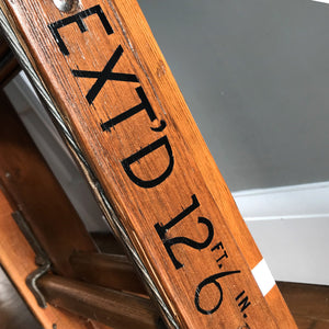 Vintage Army extendable Wooden Ladder - SHOP NOW - www.intovintage.co.uk 