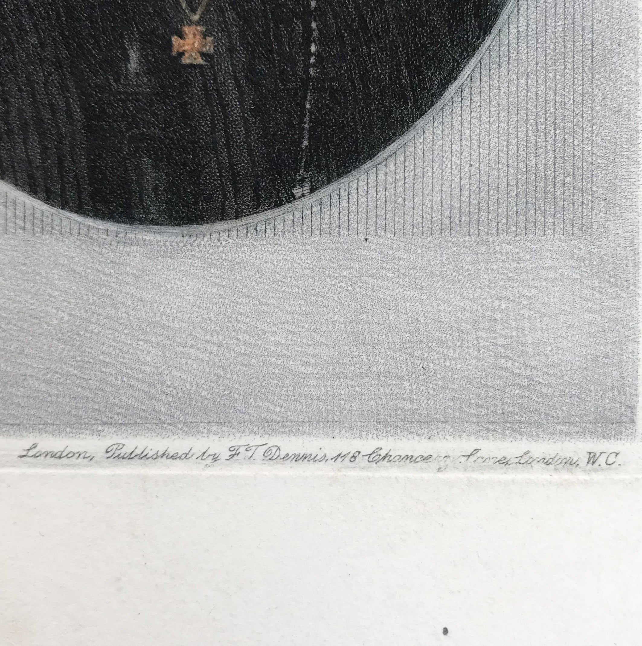Period Engraving of an Edwardian Lady. Published by F.T Dennis. Find Antique Etchings & other Antique Prints at IntoVintage.co.uk