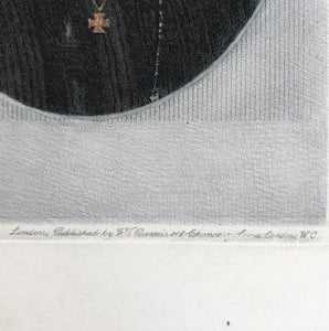 Period Engraving of an Edwardian Lady. Published by F.T Dennis. Find Antique Etchings & other Antique Prints at IntoVintage.co.uk