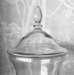 Large vintage blown glass chemist's apothecary jar - SHOP NOW - www.intovintage.co.uk