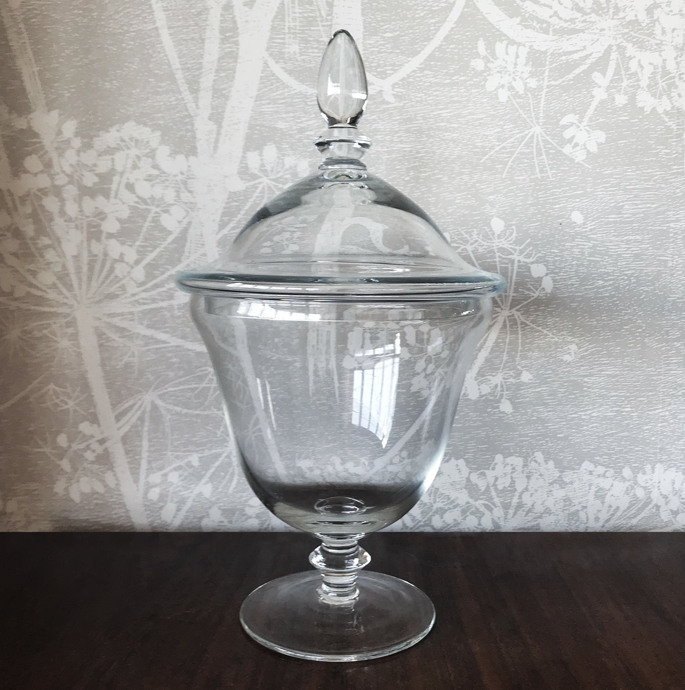 Large Vintage Blown Glass Chemist's Apothecary Jar