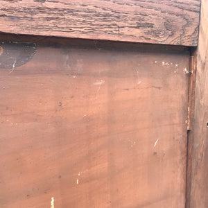 Large French Oak Mirror