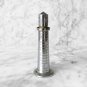 Vintage Deco Chrome Lighthouse Table Lighter. Find this and other Beautiful Vintage items for you home at Intovintage.co.uk