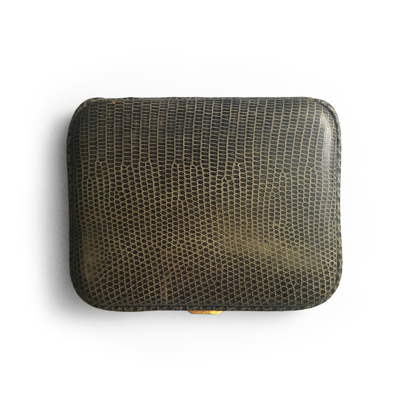 Vintage Lizard Skin compact, the perfect size for any stylish handbag - SHOP NOW - www.intovintage.co.uk