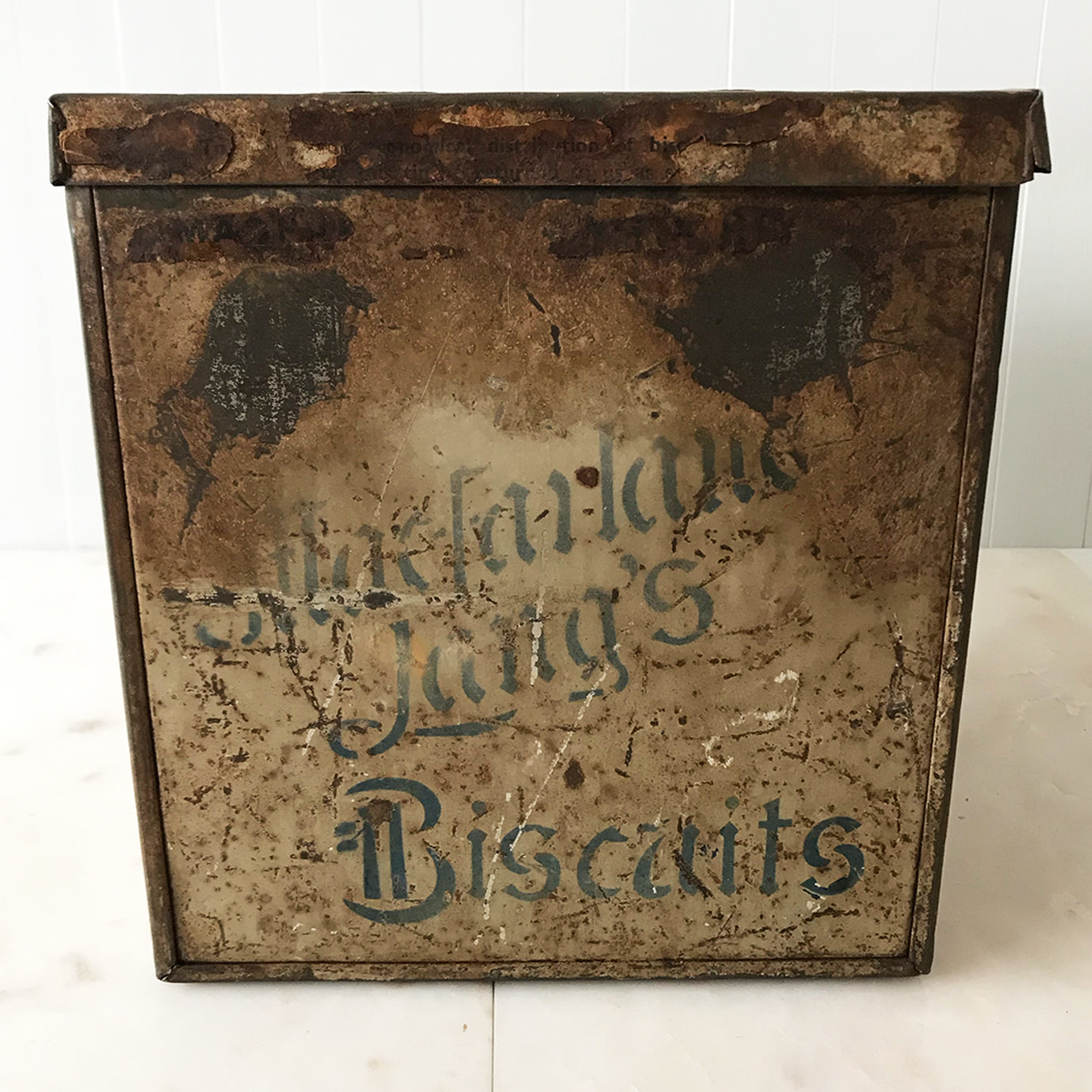 2 Macfarlane Biscuit Tins