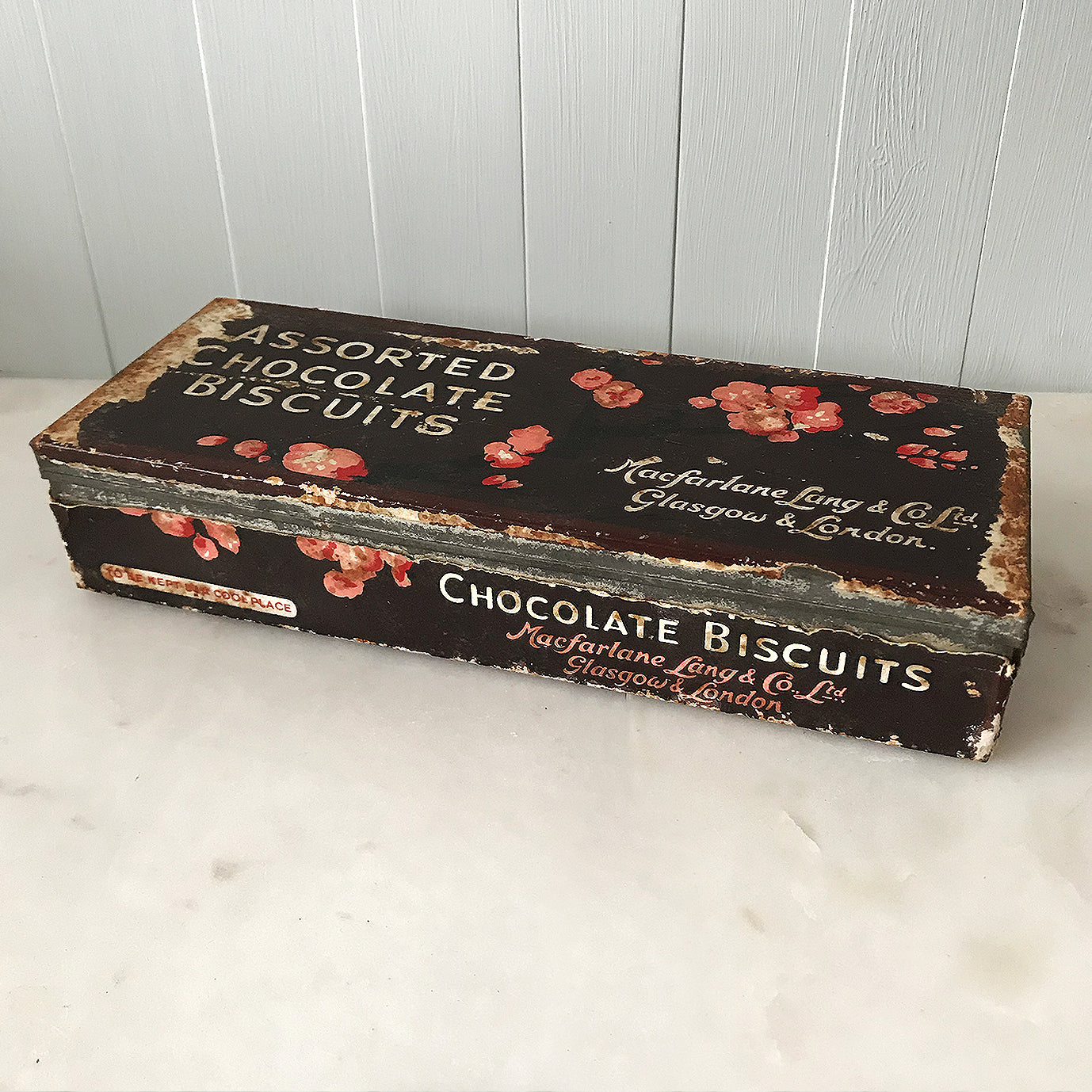 2 Macfarlane Biscuit Tins