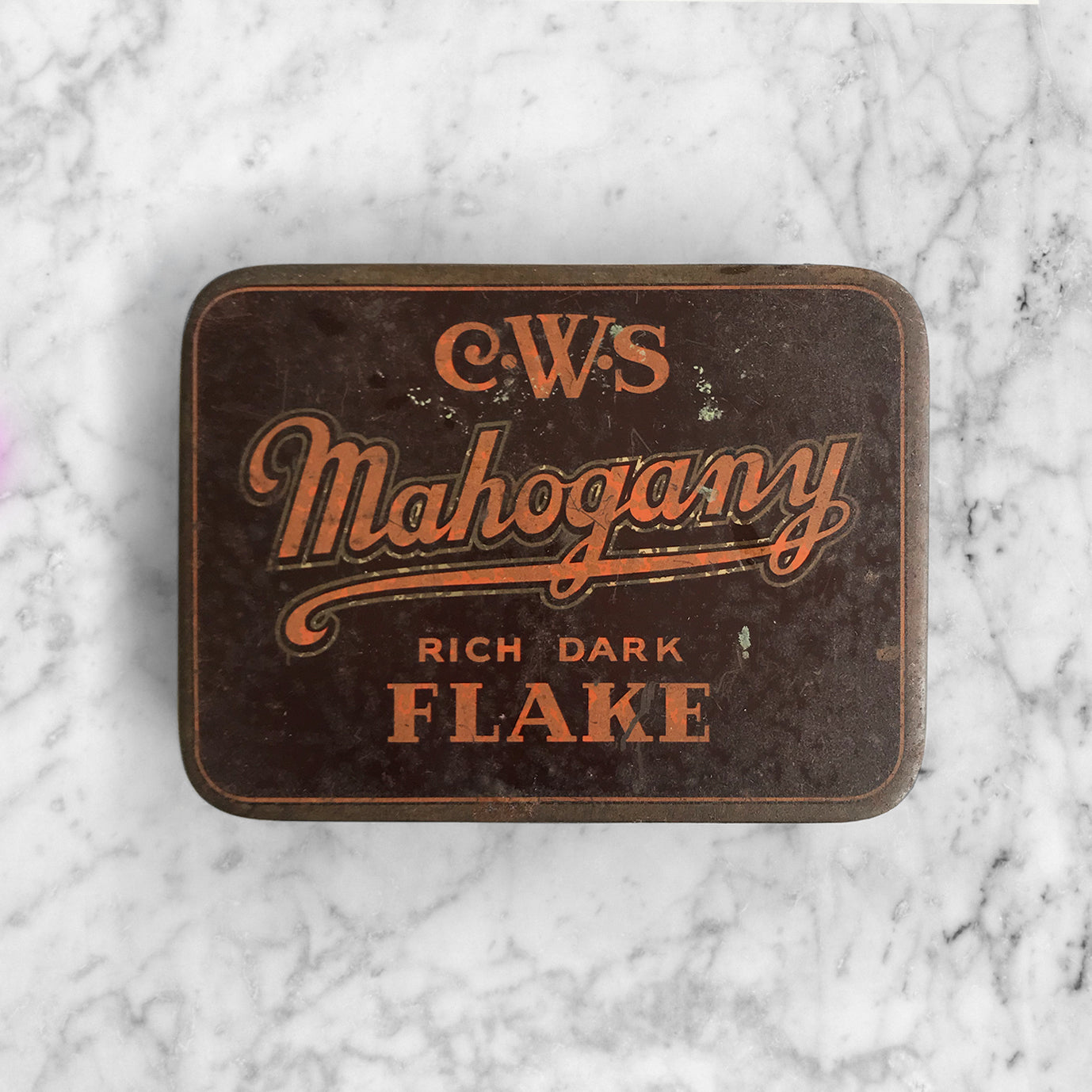 Good sized Vintage Tobacco Tin. Nice typography to the front - SHOP NOW - www.intovintage.co.uk