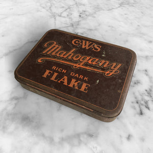 Good sized Vintage Tobacco Tin. Nice typography to the front - SHOP NOW - www.intovintage.co.uk