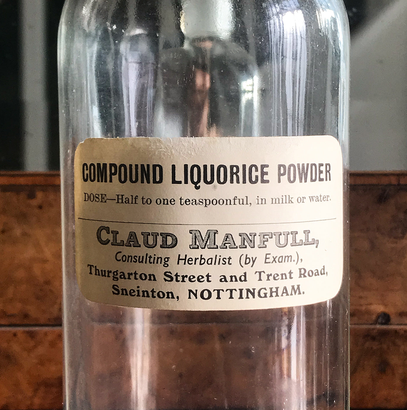 Vintage Apothecary Bottle