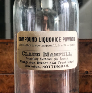 Vintage Apothecary Bottle