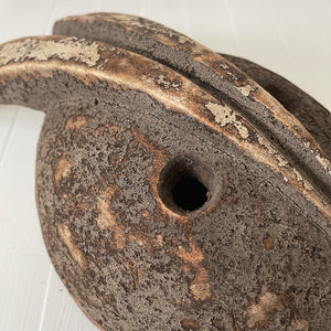 A striking African Tribal Mask with a very cool look and amazing patina to the mask's surface. - SHOP NOW - www.intovintage.co.uk