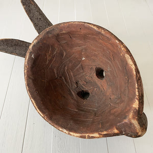 A striking African Tribal Mask with a very cool look and amazing patina to the mask's surface. - SHOP NOW - www.intovintage.co.uk