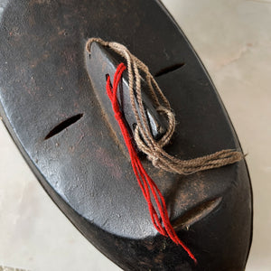 A magnificent Antique African Mask complete with handle so that the tribesman could raise it up to the face - SHOP NOW - www.intovintage.co.uk