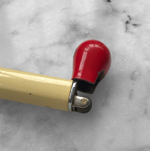 Quirky Vintage Match Lighter. Flip the red head give it a flick and a flame pops out of the top. Great fun! - SHOP NOW - www.intovintage.co.uk