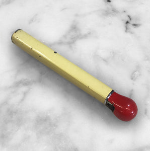 Quirky Vintage Match Lighter. Flip the red head give it a flick and a flame pops out of the top. Great fun! - SHOP NOW - www.intovintage.co.uk