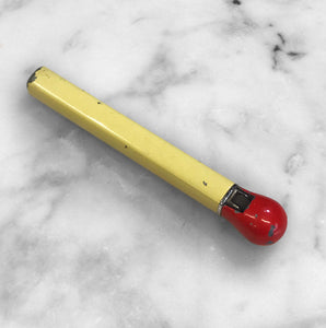 Quirky Vintage Match Lighter. Flip the red head give it a flick and a flame pops out of the top. Great fun! - SHOP NOW - www.intovintage.co.uk