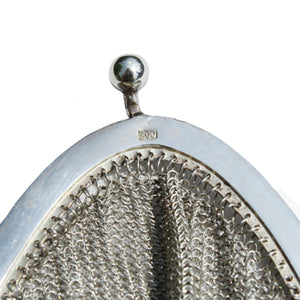 Vintage 800 Silver Mesh Purse. Find this and other Beautiful Vintage Bags & Purses for sale at Intovintage.co.uk.
