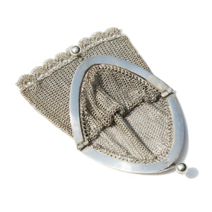 Vintage 800 Silver Mesh Purse. Find this and other Beautiful Vintage Bags & Purses for sale at Intovintage.co.uk.