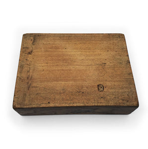 Antique Money Tray, made of solid oak, it has 3 deep bored bowls where money would have been kept. Used by shop keeps and market traders in the late 19th and early 20th century - SHOP NOW - www.intovintage.co.uk
