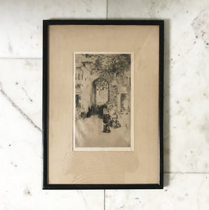 Framed Vintage Print