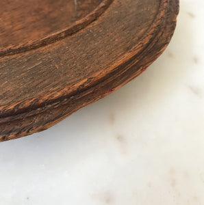 30's Wooden Church Collection Plate