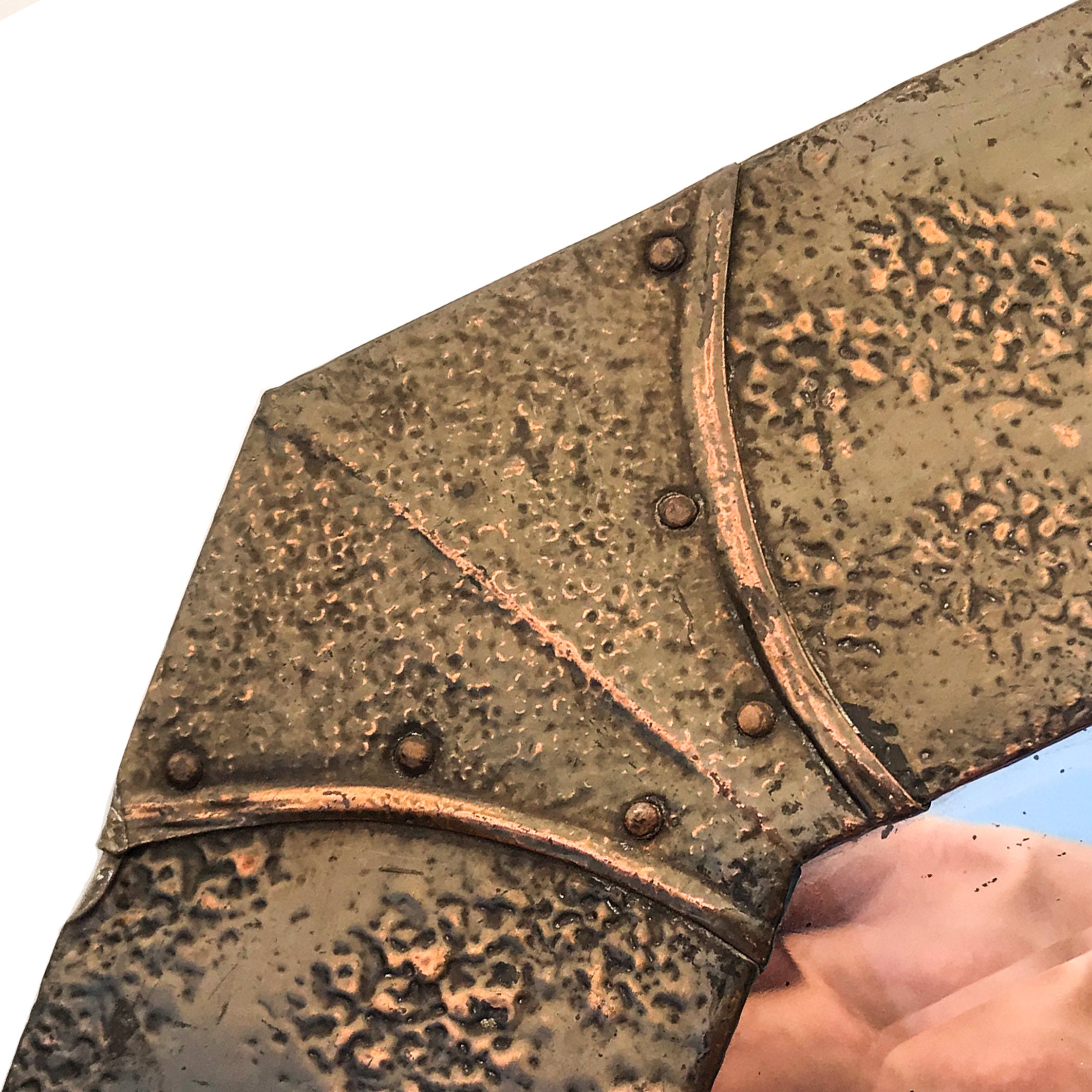 Arts & Crafts Octagonal Copper Mirror. Find this and other Beautiful Vintage items for you home at Intovintage.co.uk.