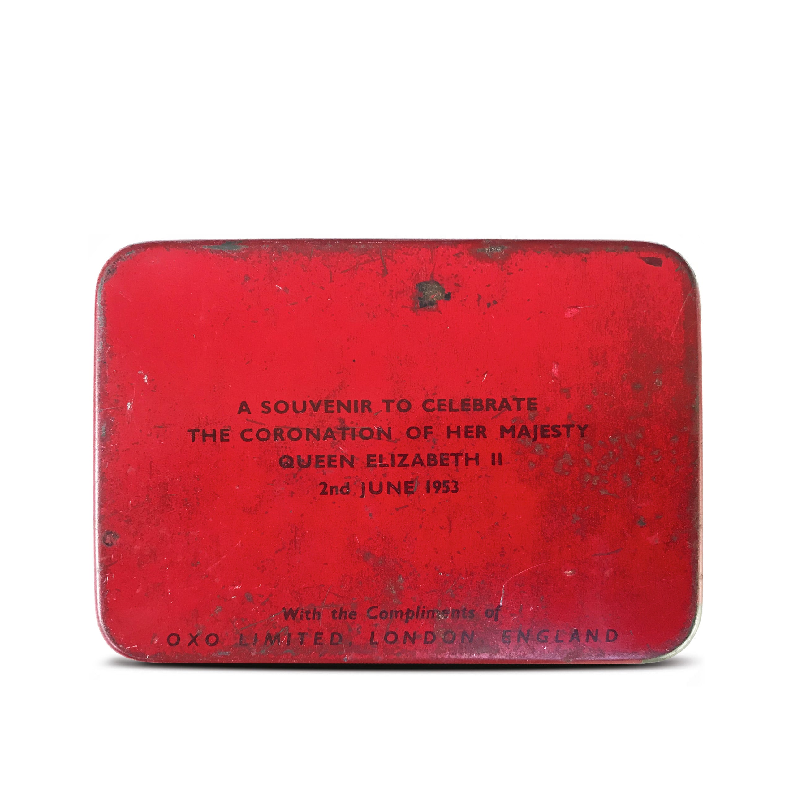 Vintage OXO Coronation Tin