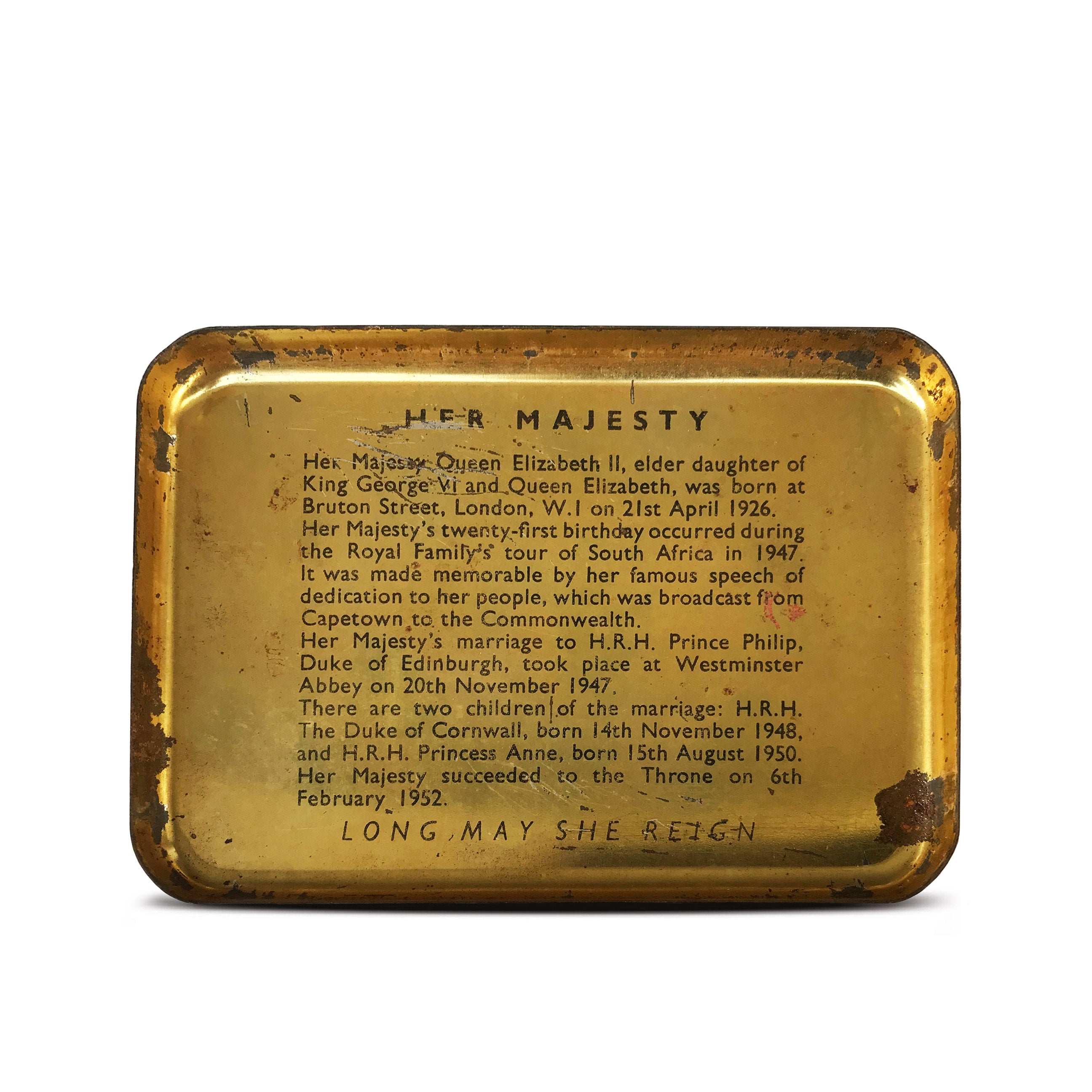 Vintage OXO Coronation Tin