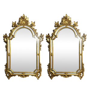 Pair of Large Fine Gilt Mirrors