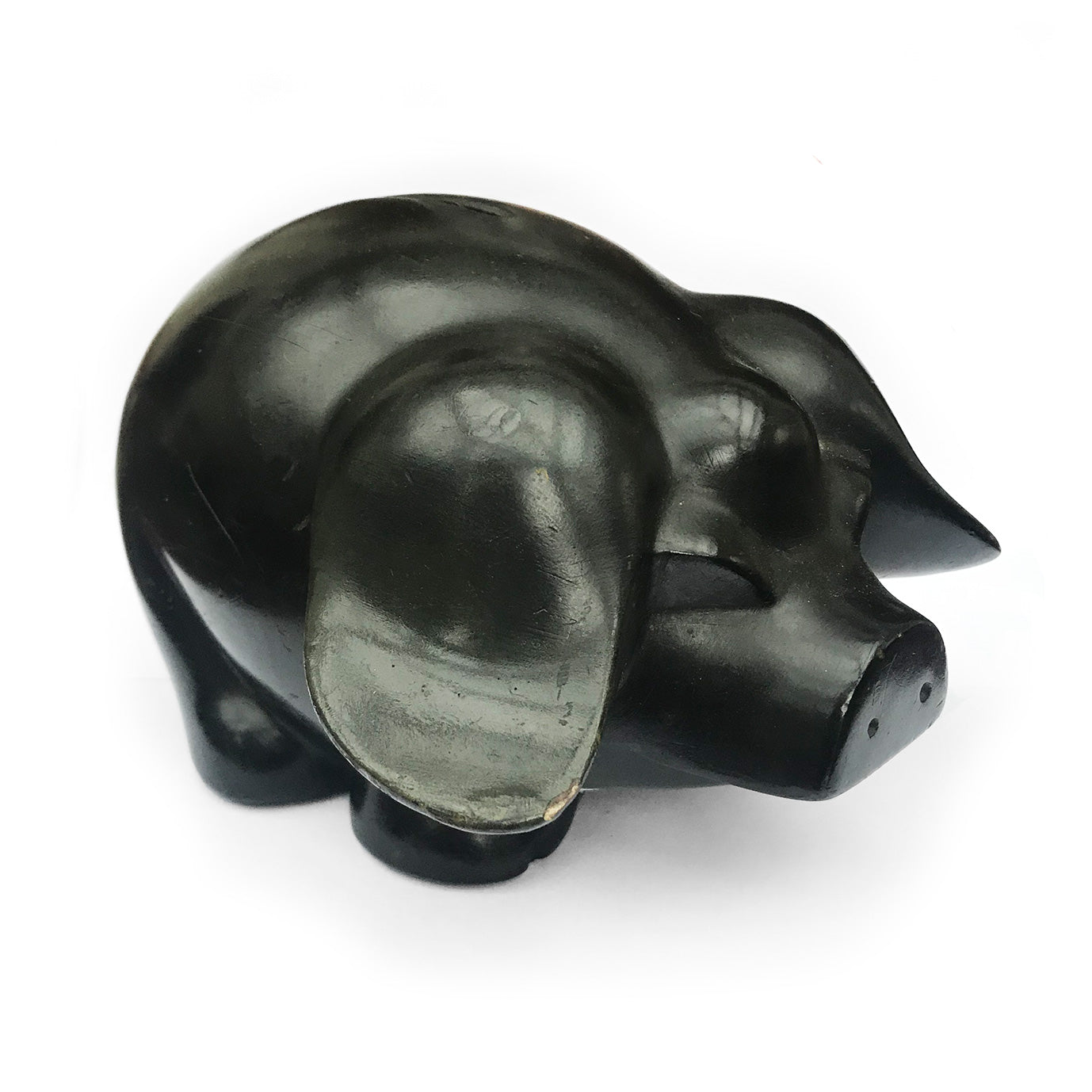 Lovely vintage black piggy bank - SHOP NOW - www.intovintage.co.uk