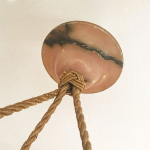 Beautiful shape and good condition Art Deco Alabaster Plafonnier - SHOP NOW - www.intovintage.co.uk