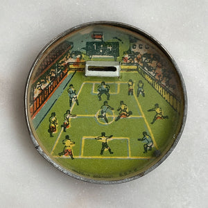 A set of 4 charming Vintage Pocket Games made in the U.S Zone of Germany by D.R.G.M. Using your jiggling skills you have negotiate the small ballbearings, shapes and figures in to their correct positions. Wonderful illustrations and colours and in fantastic condition - SHOP NOW - www.intovintage.co.uk