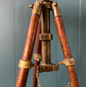 Scratch Built Vintage Brass Model of a Puckle Gun. Fantastically detailed and set on a wooden tripod. Steeped in history with a fantastic story attached to it. Ideal for the study or something for a grand desk - SHOP NOW - www.intovintage.co.uk